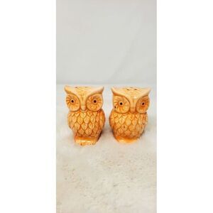 Vinrage Ceramic Owl Salt And Pepper Shaker Set‎ Beautiful